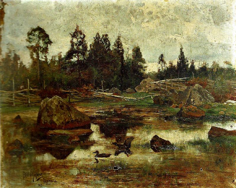 bruno liljefors upplandskt landskap oil painting picture